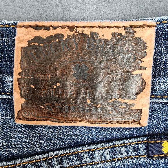 Lucky Brand Mens Jeans 361 Vintage Straight 34x30 Loose Baggy Distressed 90s Y2k - Picture 10 of 13